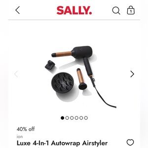 Ion Luxe 4-In-1 Autowrap Airstyler (Missing one attachment)